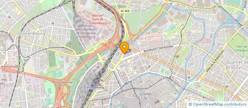 localisation de l'entreprise MADAME FRANCINE ECK à STRASBOURG
