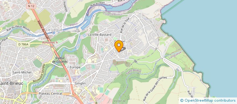 localisation de l'entreprise MADAME FRANCINE ECOUBLET à SAINT-BRIEUC