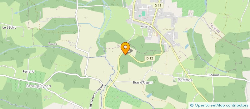 localisation de l'entreprise MADAME FRANCINE ESTENAVE  AILLAS