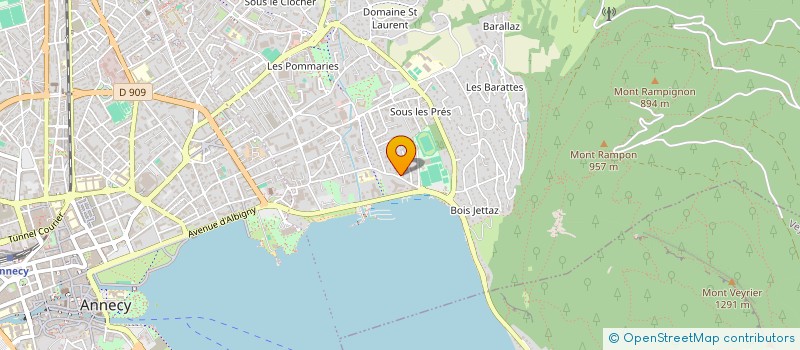 localisation de l'entreprise MADAME FRANCINE FALLA  ANNECY