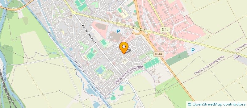 localisation de l'entreprise MADAME FRANCINE FOUREUR à CHALONS-EN-CHAMPAGNE