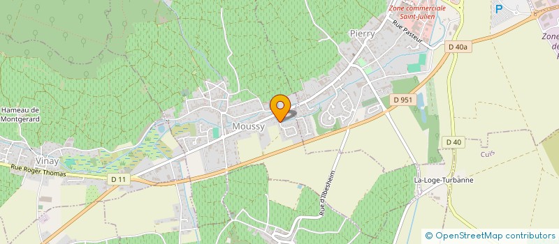 localisation de l'entreprise MADAME FRANCINE FRANQUET  MOUSSY