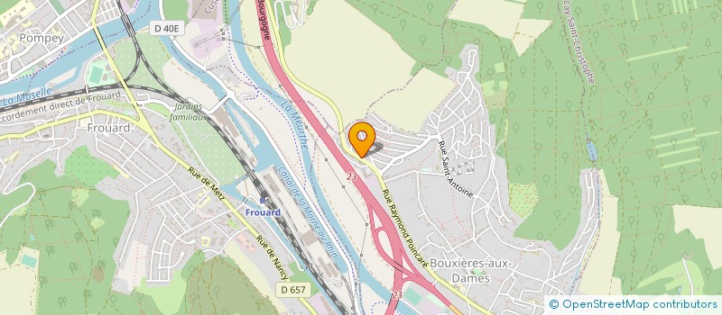 localisation de l'entreprise MADAME FRANCINE GABRIEL  BOUXIERES-AUX-DAMES