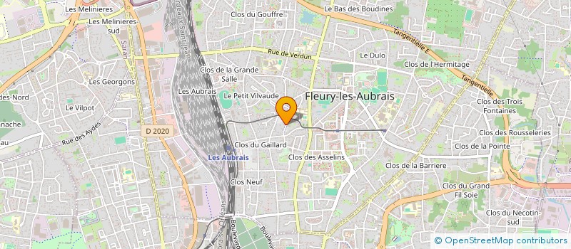 localisation de l'entreprise MADAME FRANCINE GAELLE NDJOMOU à FLEURY-LES-AUBRAIS