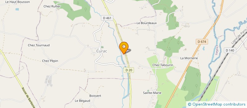 localisation de l'entreprise MADAME FRANCINE GALLET  YVIERS