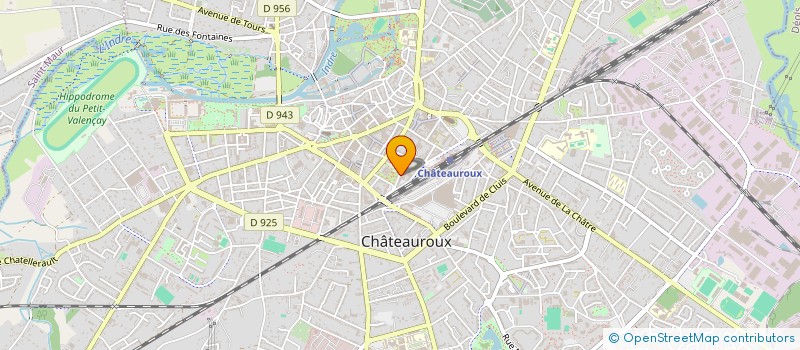 localisation de l'entreprise MADAME FRANCINE GALLOIS à CHATEAUROUX