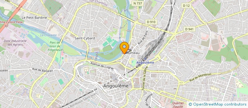 localisation de l'entreprise MADAME FRANCINE GARTNER à ANGOULEME
