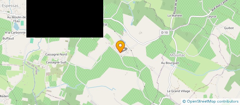 localisation de l'entreprise MADAME FRANCINE GASTEUIL  VAL DE VIRVEE