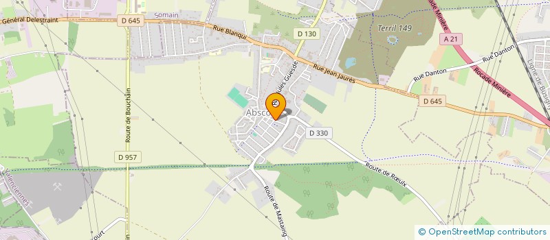 localisation de l'entreprise MADAME FRANCINE GLAPIAK  ABSCON