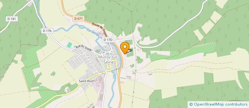 localisation de l'entreprise MADAME FRANCINE GONDY  MUSSY-SUR-SEINE