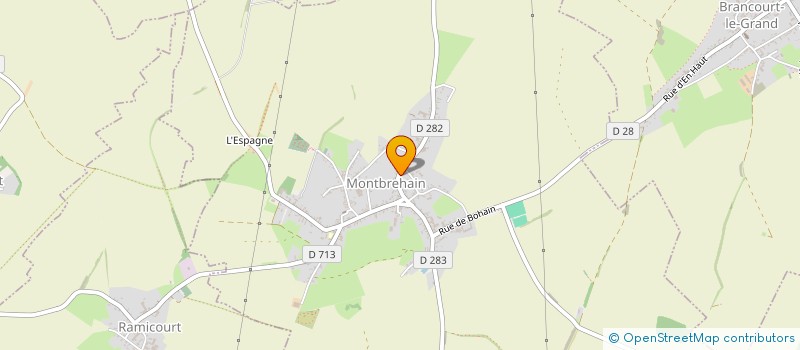 localisation de l'entreprise MADAME FRANCINE GRISVAL à BRANCOURT-LE-GRAND