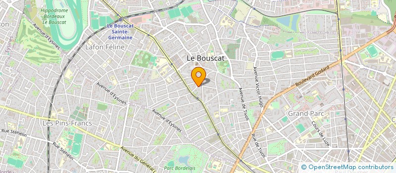 localisation de l'entreprise MADAME FRANCINE GROSS à LE BOUSCAT