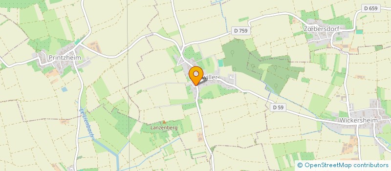 localisation de l'entreprise MADAME FRANCINE GROSS  WILWISHEIM