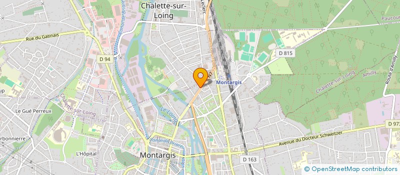 localisation de l'entreprise MADAME FRANCINE HELBERT à MONTARGIS