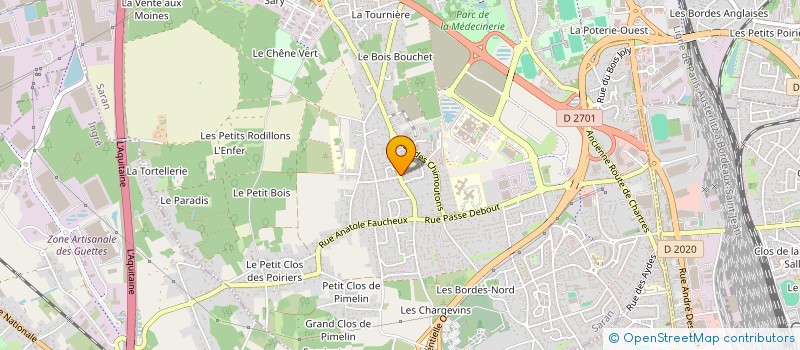 localisation de l'entreprise MADAME FRANCINE HERMANT à SARAN