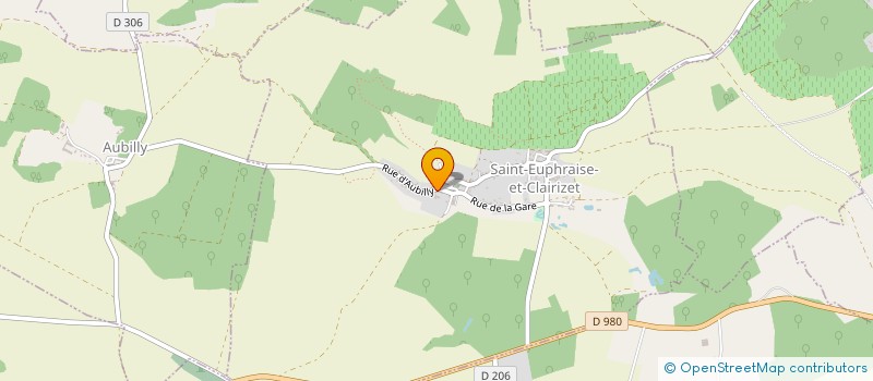 localisation de l'entreprise MADAME FRANCINE HOCHE  SAINT-EUPHRAISE-ET-CLAIRIZET