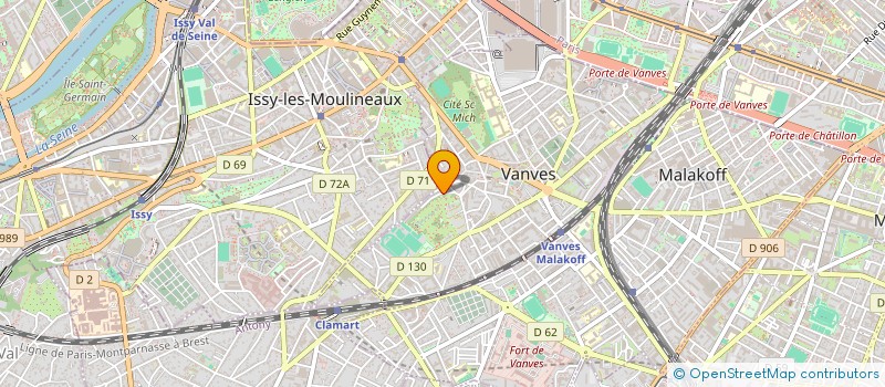 localisation de l'entreprise MADAME FRANCINE HOLLEY à VANVES