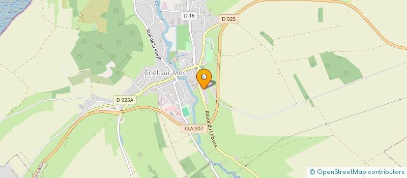 localisation de l'entreprise MADAME FRANCINE HONORE  CRIEL-SUR-MER