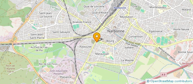 localisation de l'entreprise MADAME FRANCINE HOVORKA  NARBONNE
