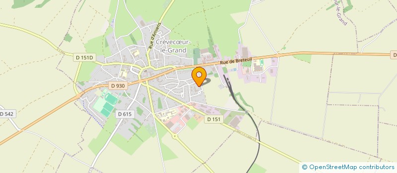 localisation de l'entreprise MADAME FRANCINE ISABELLE JU DUCROCQ DUDUCROCQ  CREVECUR-LE-GRAND