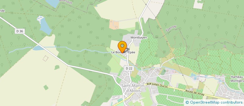 localisation de l'entreprise MADAME FRANCINE JEANSON  SAINT MARTIN D'ABLOIS