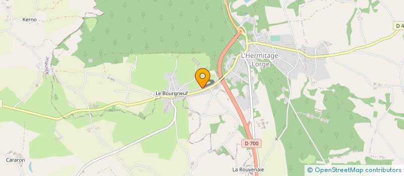 localisation de l'entreprise MADAME FRANCINE JOUAN à PLOEUC-L'HERMITAGE