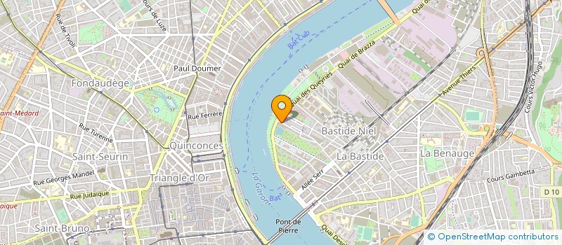 localisation de l'entreprise MADAME FRANCINE KOHN à BORDEAUX