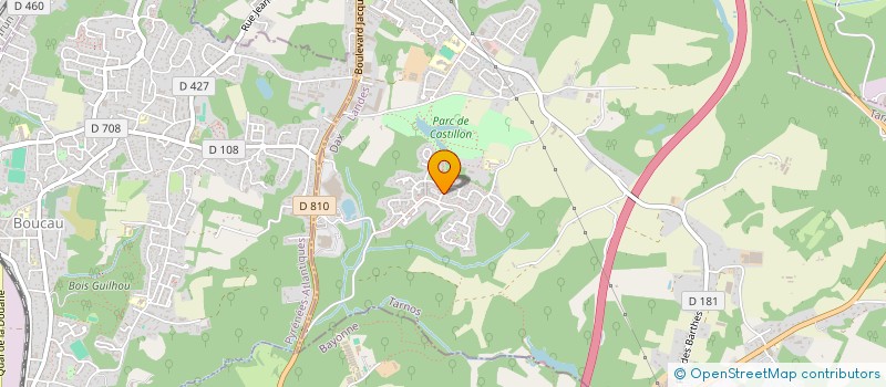 localisation de l'entreprise MADAME FRANCINE LABASTIE  TARNOS