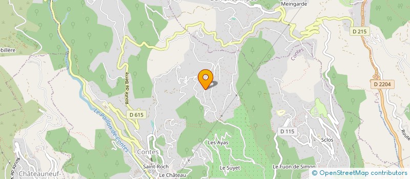 localisation de l'entreprise MADAME FRANCINE LABORDE  CONTES