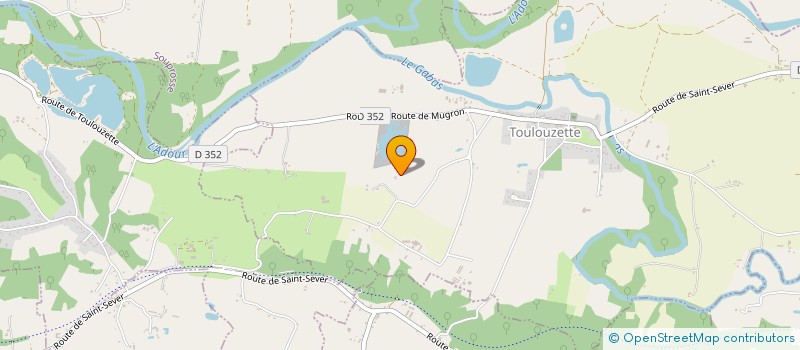 localisation de l'entreprise MADAME FRANCINE LACAULE  TOULOUZETTE