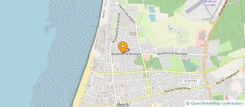 localisation de l'entreprise MADAME FRANCINE LACROIX  BERCK