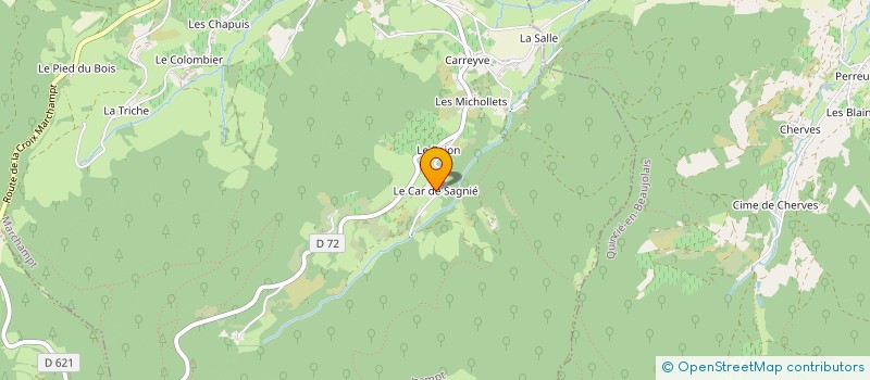 localisation de l'entreprise MADAME FRANCINE LACROIX à MARCHAMPT