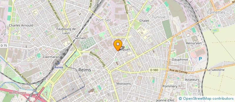 localisation de l'entreprise MADAME FRANCINE LAMBERT à REIMS