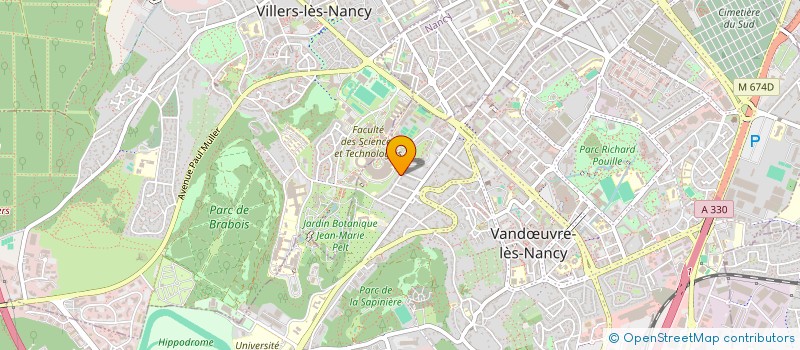 localisation de l'entreprise MADAME FRANCINE LANCLOT à VANDŒUVRE-LES-NANCY