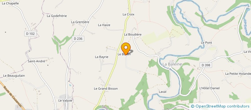 localisation de l'entreprise MADAME FRANCINE LAUBEL à SAINT-DENIS-LE-GAST