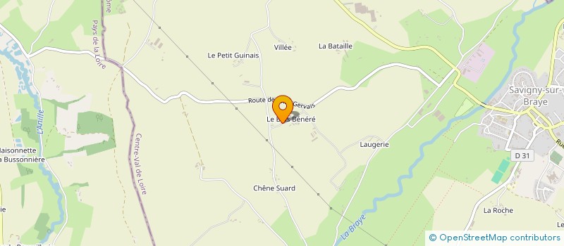 localisation de l'entreprise MADAME FRANCINE LEBERT  SAVIGNY SUR BRAYE