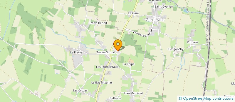 localisation de l'entreprise MADAME FRANCINE LEFEVRE à SAINT-DIDIER-SUR-CHALARONNE