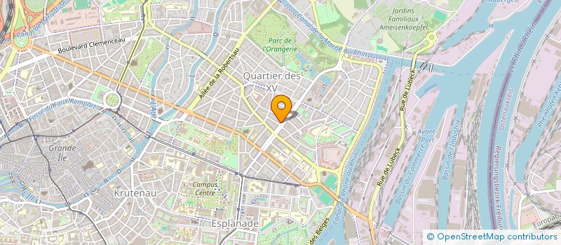 localisation de l'entreprise MADAME FRANCINE LEHMANN à STRASBOURG