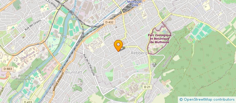 localisation de l'entreprise MADAME FRANCINE LEIBER à MULHOUSE