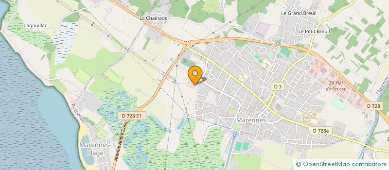 localisation de l'entreprise MADAME FRANCINE LEMOING  MARENNES-HIERS-BROUAGE