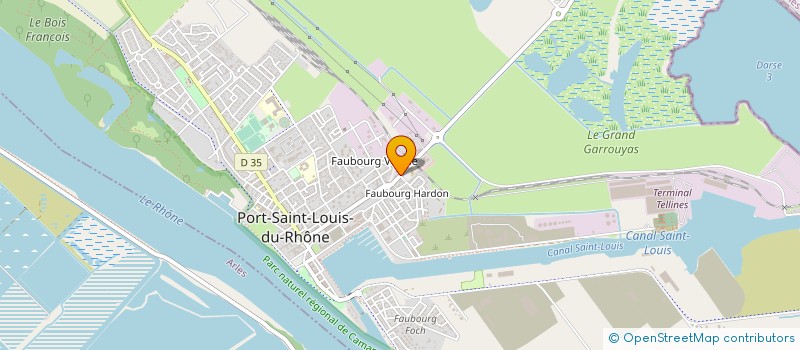 localisation de l'entreprise MADAME FRANCINE LESAGE à PORT-SAINT-LOUIS-DU-RHONE
