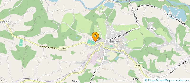 localisation de l'entreprise MADAME FRANCINE LESBARRERES  MUGRON