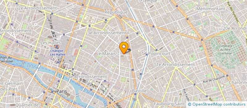 localisation de l'entreprise MADAME FRANCINE LESPRIT  PARIS