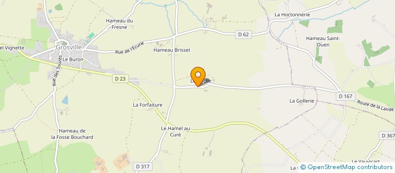 localisation de l'entreprise MADAME FRANCINE LETULLIER  GROSVILLE