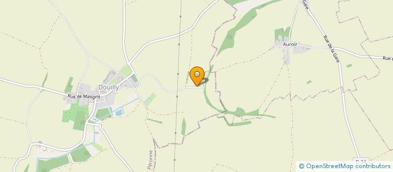 localisation de l'entreprise MADAME FRANCINE LEULLIER  DOUILLY