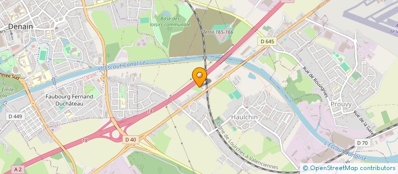 localisation de l'entreprise MADAME FRANCINE LEVOYE  HAULCHIN