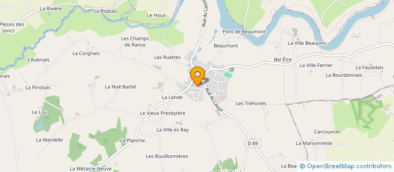 localisation de l'entreprise MADAME FRANCINE LHOMME  GUITTE