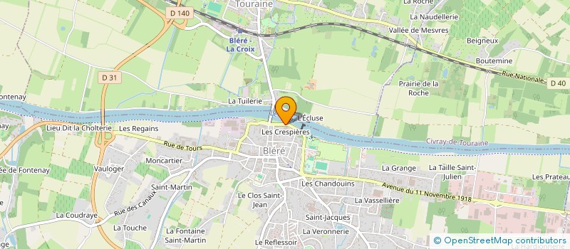 localisation de l'entreprise MADAME FRANCINE LORDEREAU à BLERE