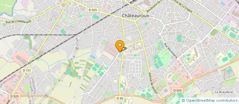 localisation de l'entreprise MADAME FRANCINE LOYAU à CHATEAUROUX