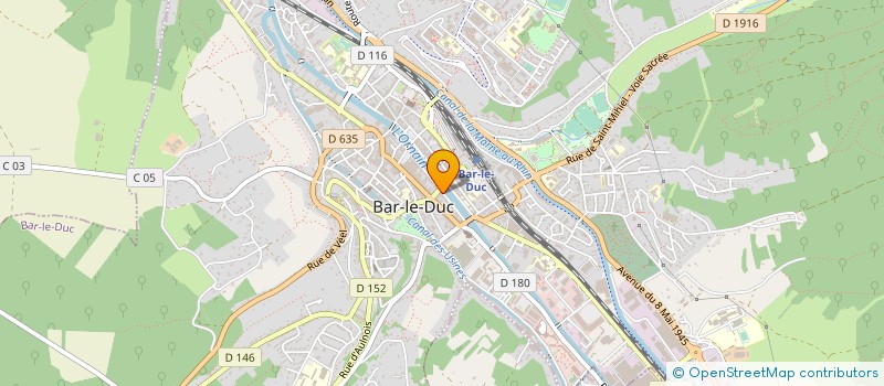 localisation de l'entreprise MADAME FRANCINE MANCINI à BAR-LE-DUC